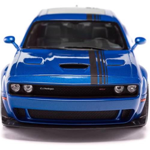 1/18 (Solido) DODGE CHALLENGER R/T SCAT PACK WIDEBODY-ELECTRIC BLUE PEARL 2023